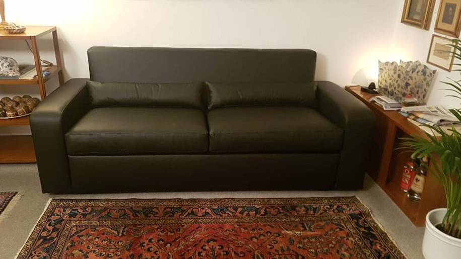 divano letto materasso alto Frigerio